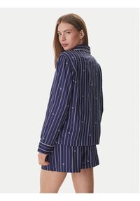 Lauren Ralph Lauren - LAUREN RALPH LAUREN Piżama ILN12490 Granatowy Regular Fit. Kolor: niebieski. Materiał: bawełna #2