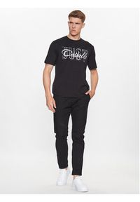 Just Cavalli T-Shirt 75OAHT04 Czarny Regular Fit. Kolor: czarny. Materiał: bawełna #2