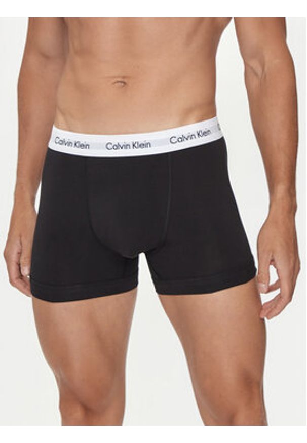 Calvin Klein Underwear Komplet 3 par bokserek 0000U2662G Czarny Slim Fit. Kolor: czarny. Materiał: bawełna