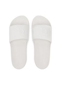 Calvin Klein Jeans Klapki Slide Hf Mono Cv YM0YM01282 Biały. Kolor: biały. Materiał: materiał #5