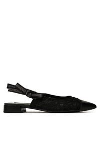 Karl Lagerfeld - KARL LAGERFELD Sandały Kerrie KL40152A Czarny. Kolor: czarny. Materiał: materiał