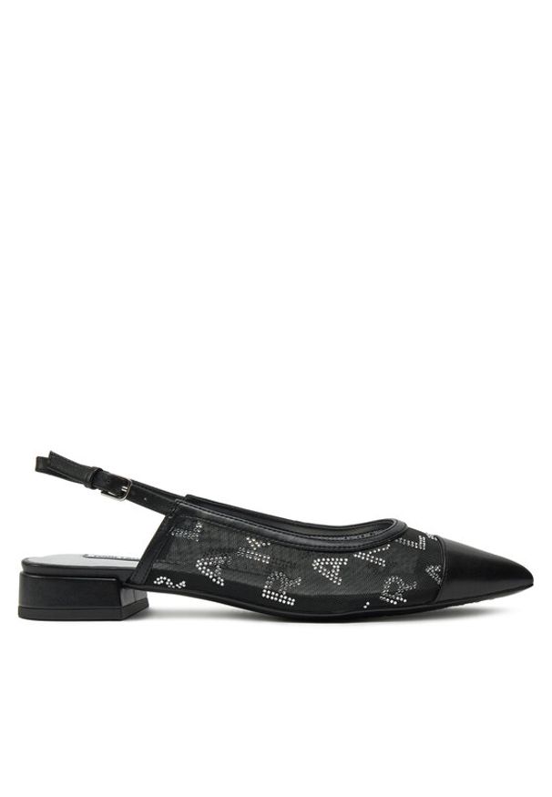 Karl Lagerfeld - KARL LAGERFELD Czółenka Kerrie KL40153 Czarny. Kolor: czarny. Materiał: skóra