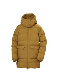 Damska kurtka puchowa Helly Hansen Ellie Puffy. Kolor: brązowy. Materiał: puch. Sezon: zima