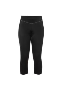 Vaude - Spodenki 3/4 dla kobiet VAUDE Active. Kolor: szary, czarny, wielokolorowy. Materiał: elastan, poliamid. Sport: kolarstwo #1