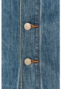 Levi's® - Levi's - Spódnica jeansowa. Okazja: na spotkanie biznesowe. Stan: podwyższony. Kolor: niebieski. Materiał: jeans. Styl: biznesowy #5