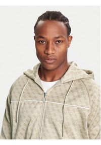 Guess Bluza Z5BQ13 K2042 Beżowy Relaxed Fit. Kolor: beżowy. Materiał: syntetyk #3