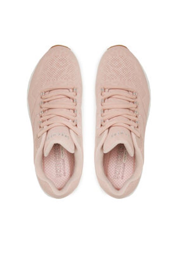 skechers - Skechers Sneakersy Uno 2 In Kat Neato 155642/BLSH Różowy. Kolor: różowy. Materiał: skóra