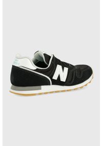 New Balance sneakersy WL373PL2 kolor czarny. Nosek buta: okrągły. Zapięcie: sznurówki. Kolor: czarny. Materiał: guma. Model: New Balance 373 #4