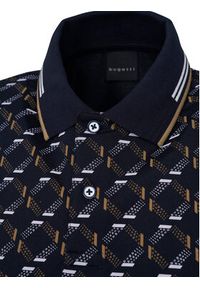 Bugatti Polo 8150-75032C Granatowy Regular Fit. Typ kołnierza: polo. Kolor: niebieski. Materiał: syntetyk #4