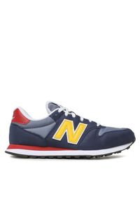 New Balance Sneakersy GM500HB2 Granatowy. Kolor: niebieski. Materiał: materiał