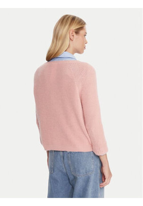Weekend Max Mara Sweter Xeno 2525366102 Różowy Relaxed Fit. Kolor: różowy. Materiał: syntetyk