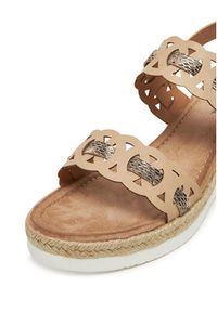 Clara Barson Espadryle WS2189-52 Beżowy. Kolor: beżowy. Materiał: syntetyk, materiał #5