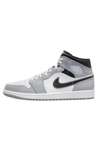 Buty do chodzenia dla dorosłych Air Jordan 1 Mid Light Smoke Grey Anthracite. Kolor: czarny. Sport: turystyka piesza #1