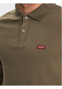 Guess Polo Oliver M3YP36 KBL51 Zielony Regular Fit. Typ kołnierza: polo. Kolor: zielony. Materiał: bawełna