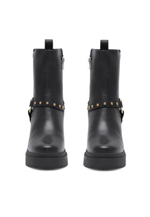 Eva Minge Botki HONDA-03 Czarny. Kolor: czarny. Materiał: skóra