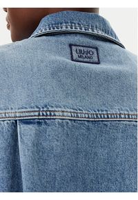 Liu Jo Sukienka jeansowa UA5191 D4990 Niebieski Regular Fit. Kolor: niebieski. Materiał: jeans, bawełna #4