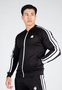 GORILLA WEAR - Riverside Kurtka dresowa - Czarny. Kolor: czarny. Materiał: dresówka. Sport: fitness