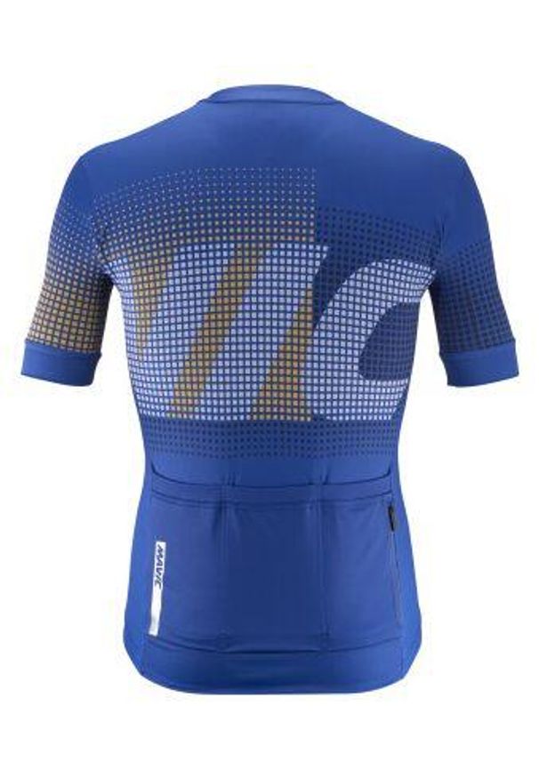 MAVIC - Koszulka Mavic Aksium Graphic. Kolor: niebieski. Sport: kolarstwo