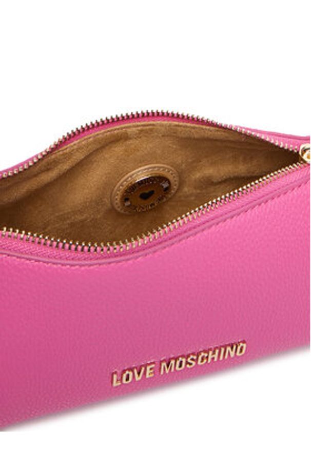 Love Moschino - LOVE MOSCHINO Torebka JC4007PP1OLB0604 Różowy. Kolor: różowy. Materiał: skórzane
