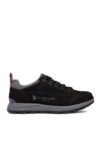 U.S. Polo Assn. Sneakersy EO-VENTUR002M/EL1 Czarny. Kolor: czarny. Materiał: zamsz, skóra