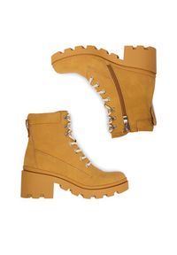 DeeZee Trzewiki 23880A-2-CAMEL PU Brązowy. Kolor: brązowy. Materiał: materiał #5