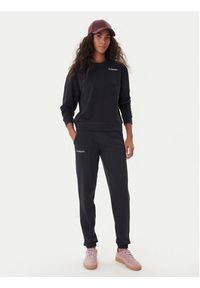 Kappa Spodnie dresowe Festa 331M34W Czarny Regular Fit. Kolor: czarny. Materiał: bawełna #2