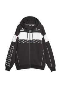 Puma - Bluza Męska Motorsport BMW Z Pełnym Zamkiem Błyskawicznym. Kolor: czarny. Sport: turystyka piesza #1