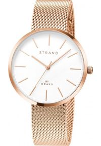 Zegarek Strand Zegarek damski Strand S700LXVIMV różowe złoto. Kolor: złoty, wielokolorowy, różowy #1