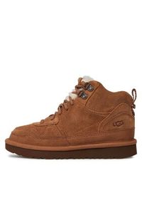 Ugg Sneakersy K Highland Hi Heritage 1134550K Brązowy. Kolor: brązowy. Materiał: skóra, zamsz #4