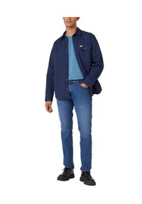 Wrangler - WRANGLER TEXAS SLIM MĘSKIE SPODNIE JEANSOWE JEANSY COOL SHADE W12SYLZ88 112330697 #3