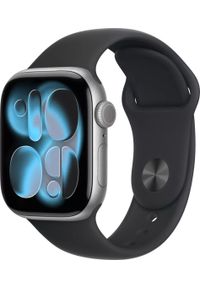 APPLE - Smartwatch Apple Smartwatch Apple Watch Series 11 42 mm GPS S/M Gwiezdna szarość / Czarny. Rodzaj zegarka: smartwatch. Kolor: czarny #1