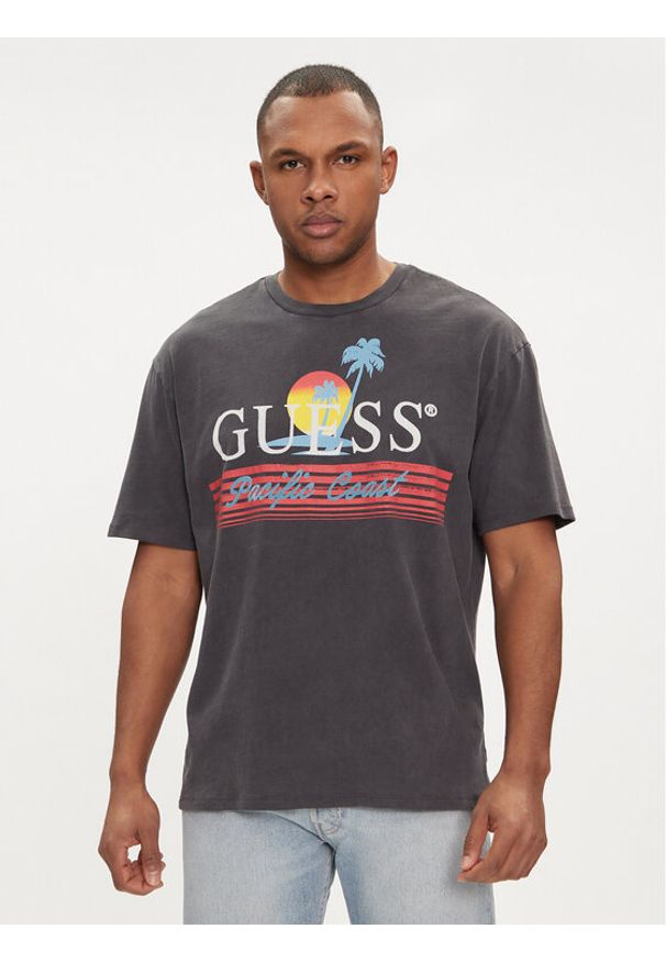 Guess T-Shirt M4GI41 KBZV1 Szary Regular Fit. Kolor: szary