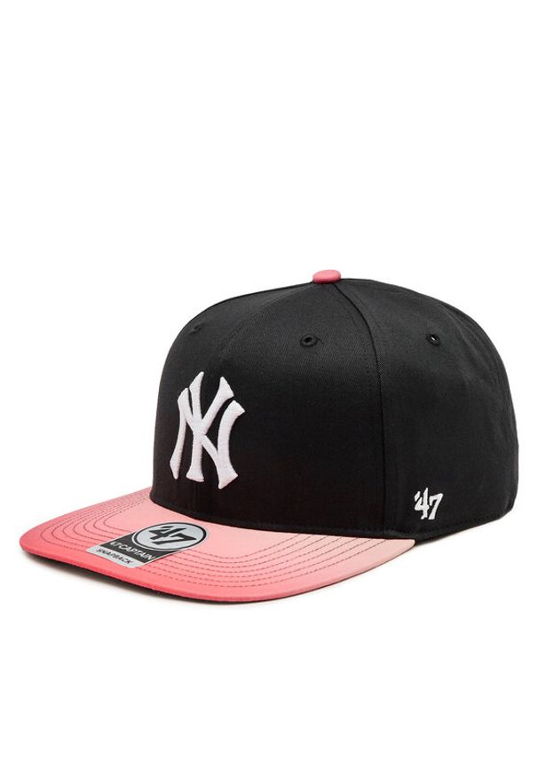 47 Brand Czapka z daszkiem Mlb New York Yankees Paradigm Tt Snap ’47 Captain B-PDMCP17CTP-BKA Czarny. Kolor: czarny. Materiał: materiał