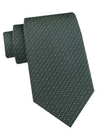 Krawat Męski - Angelo di Monti - Zielony, Regularny Wzór. Kolor: zielony. Materiał: tkanina. Styl: elegancki, wizytowy