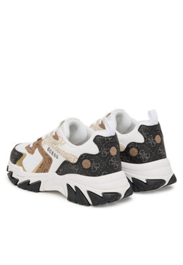 Guess Sneakersy FLPNTS FAL12 Biały. Kolor: biały. Materiał: materiał
