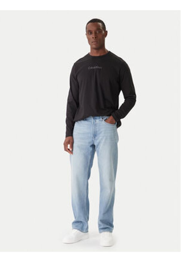 Calvin Klein Underwear Longsleeve 000NM2771E Czarny Regular Fit. Kolor: czarny. Materiał: bawełna. Długość rękawa: długi rękaw