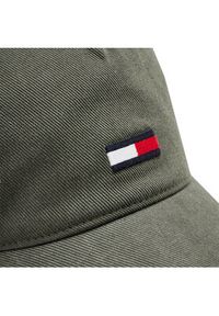 Tommy Jeans Czapka z daszkiem Tjm Elongated Flag Denim Cap AM0AM12427 Zielony. Kolor: zielony. Materiał: materiał #3