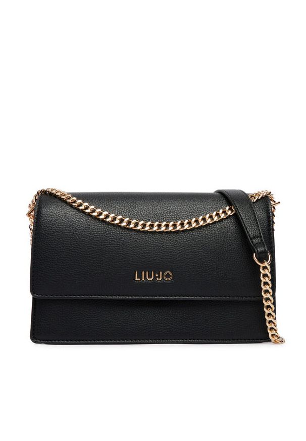 Liu Jo Torebka AA6210 E1012 Czarny. Kolor: czarny. Materiał: skórzane