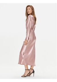 Calvin Klein Sukienka koktajlowa Naia K20K206229 Różowy Regular Fit. Kolor: różowy. Materiał: satyna. Styl: wizytowy