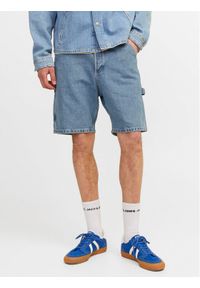 Jack & Jones - Jack&Jones Szorty jeansowe Jjitony 12252719 Niebieski Loose Fit. Kolor: niebieski. Materiał: bawełna