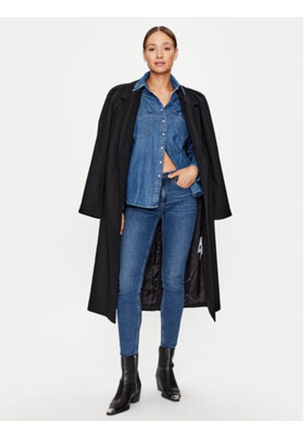 Liu Jo Jeansy UF3013 D4448 Granatowy Slim Fit. Kolor: niebieski