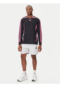 Adidas - adidas Longsleeve Teamgeist adicolor JW5907 Czarny Loose Fit. Kolor: czarny. Materiał: syntetyk. Długość rękawa: długi rękaw