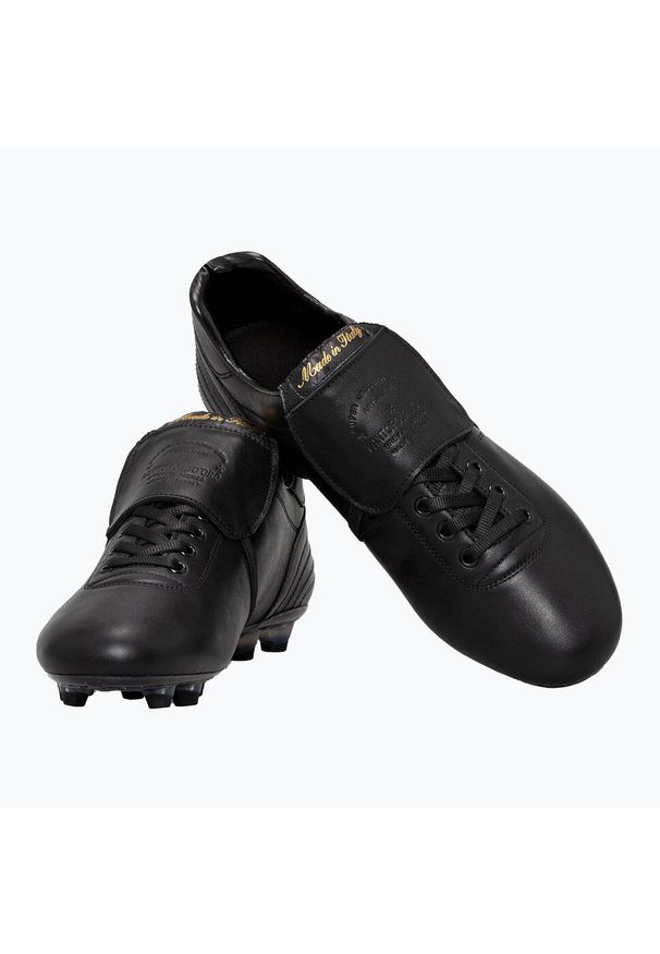 Buty piłkarskie męskie Pantofola d'Oro Lazzarini Tongue. Kolor: czarny. Sport: piłka nożna