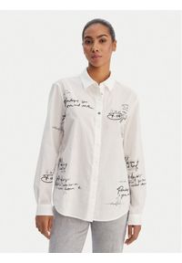 Desigual Koszula 26SWCW09 Biały Regular Fit. Kolor: biały. Materiał: bawełna #1