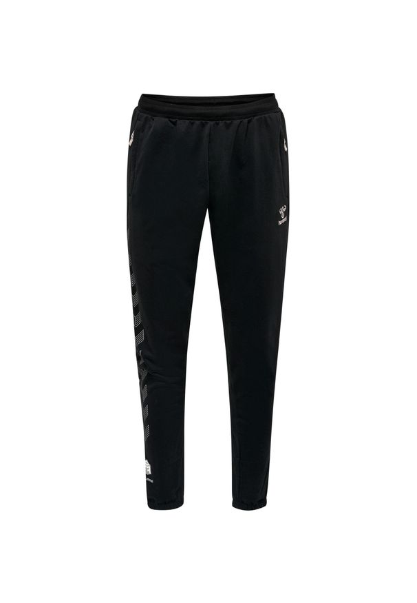 Spodnie sportowe do joggingu Hummel Move Grid. Kolor: czarny. Materiał: dresówka. Styl: sportowy
