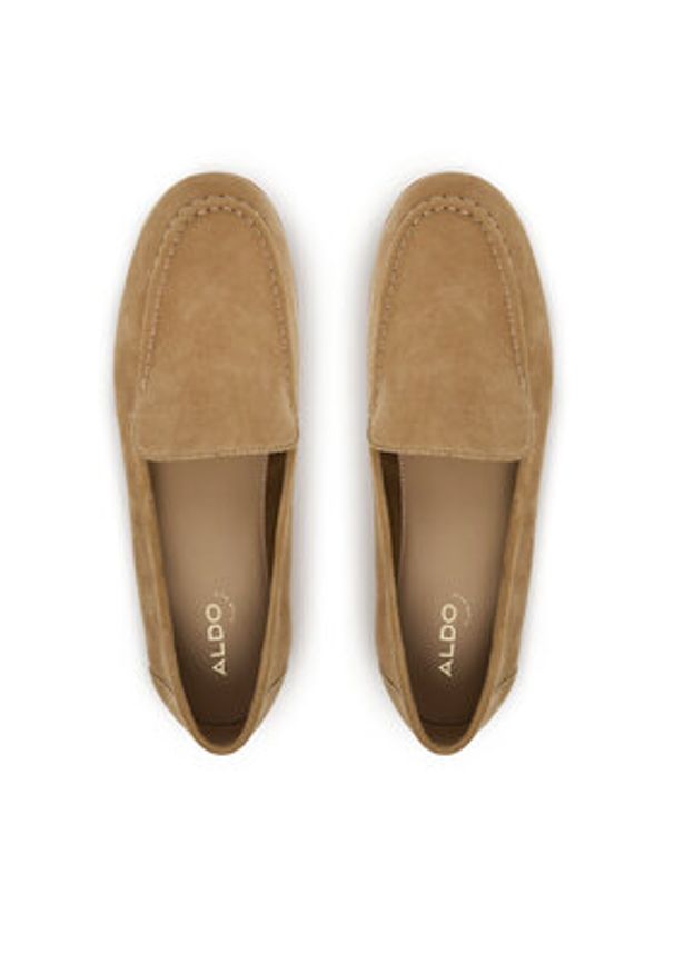 Aldo Półbuty Florana 14100207 Brązowy. Kolor: brązowy. Materiał: zamsz, skóra