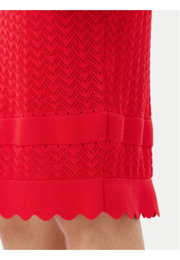 Gaudi Spódnica ołówkowa 511FD73005 Czerwony Slim Fit. Kolor: czerwony. Materiał: syntetyk, wiskoza