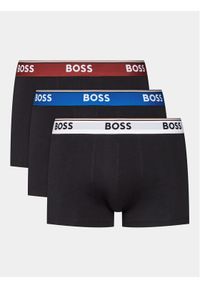 BOSS - Boss Komplet 3 par bokserek 50514928 Kolorowy. Materiał: bawełna. Wzór: kolorowy #1