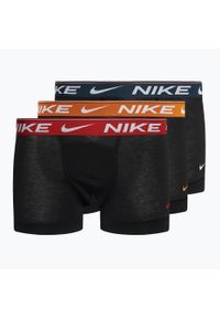 Bokserki męskie Nike Dri-FIT Ultra Comfort Trunk 3 pary. Kolor: czarny. Technologia: Dri-Fit (Nike)