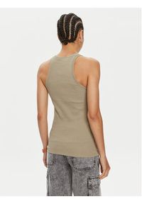 Pinko Top Distinto 100822 A15E Zielony Slim Fit. Kolor: zielony. Materiał: bawełna #4